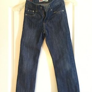 Boys blue jeans straight leg